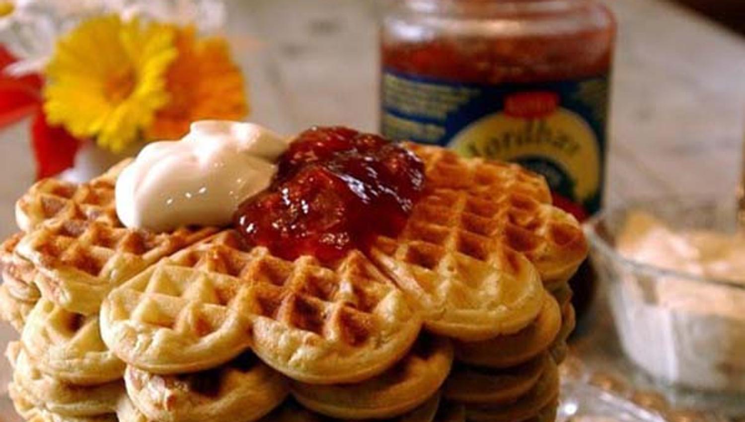 Waffles the Norwegian way