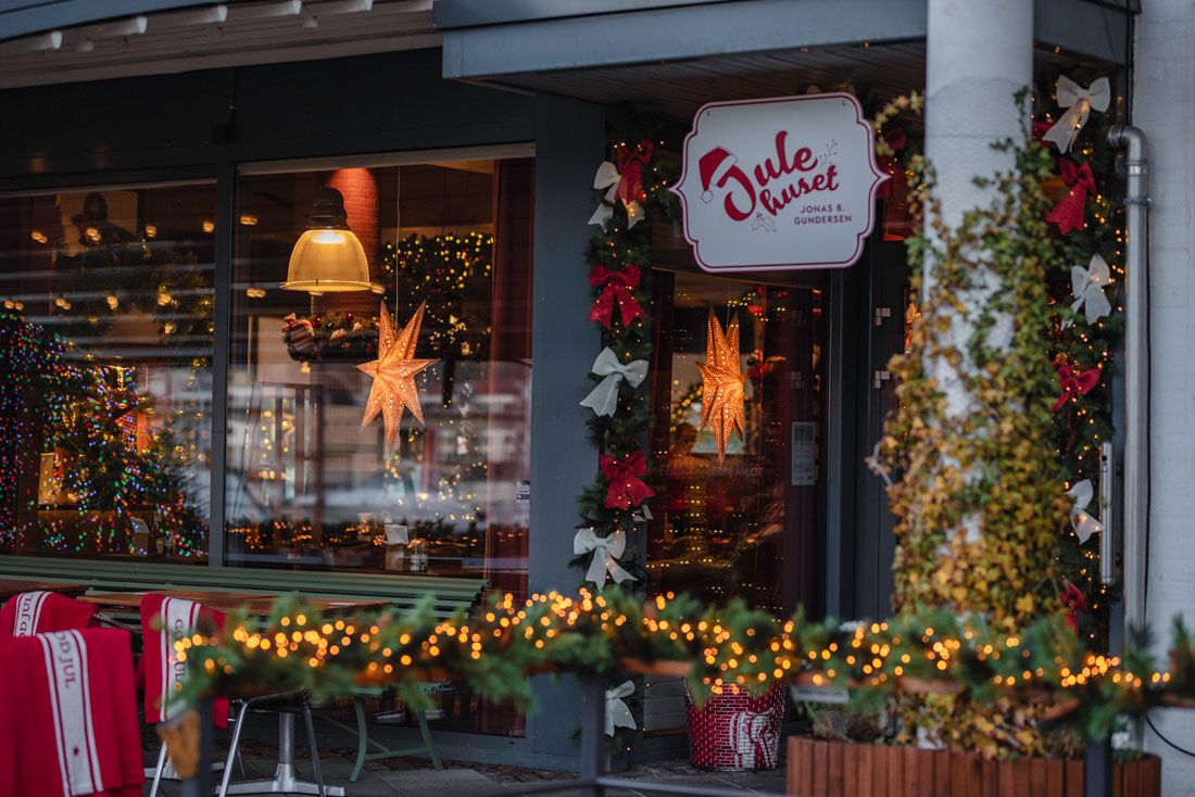 The Christmas house at Jonas B Gundersen