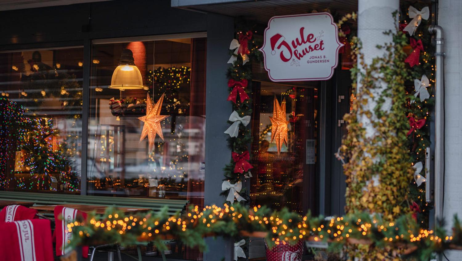 The Christmas house at Jonas B Gundersen