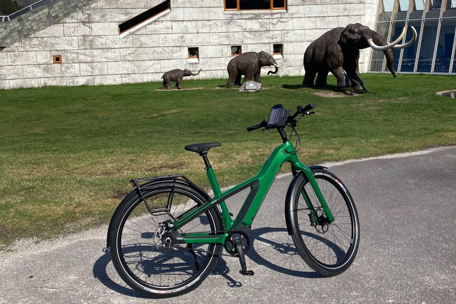 Electric bike in Fjærland