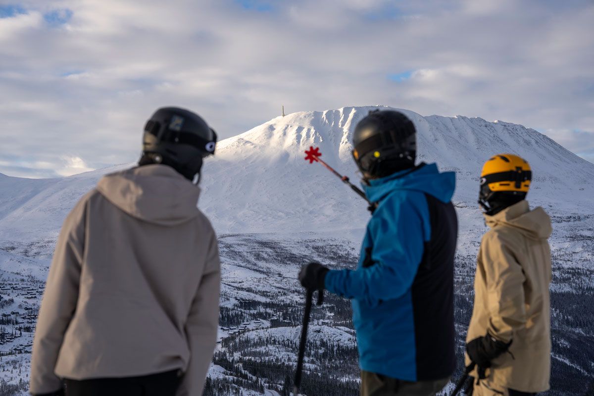 Gausta ski center in Rjukan