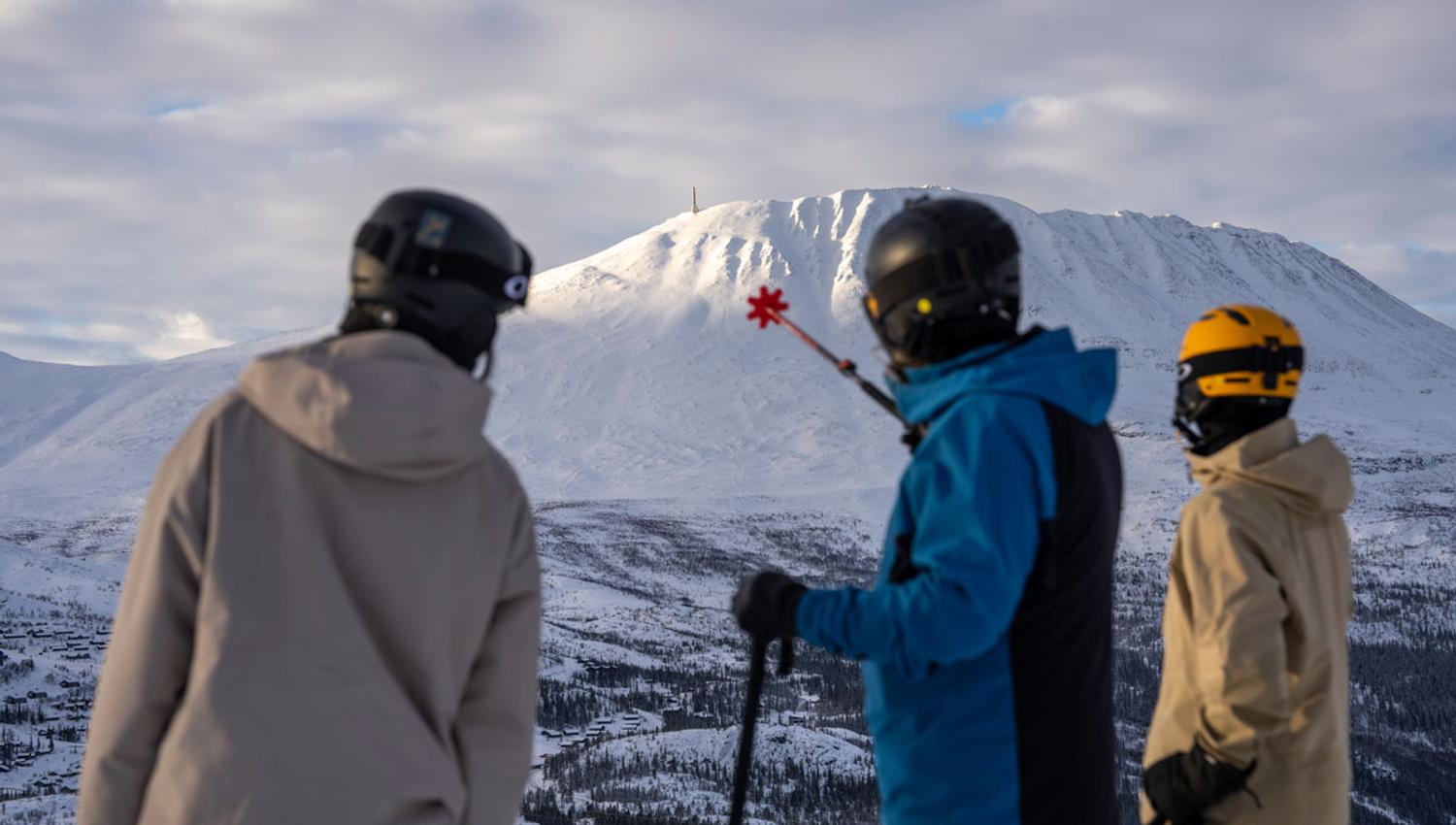 Gausta ski center in Rjukan