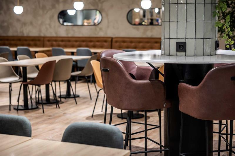 Tables and chairs