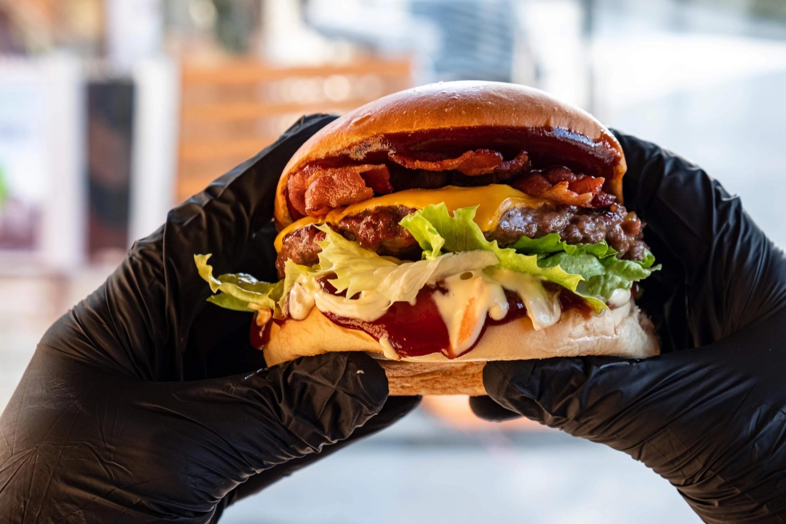 Tempting burger