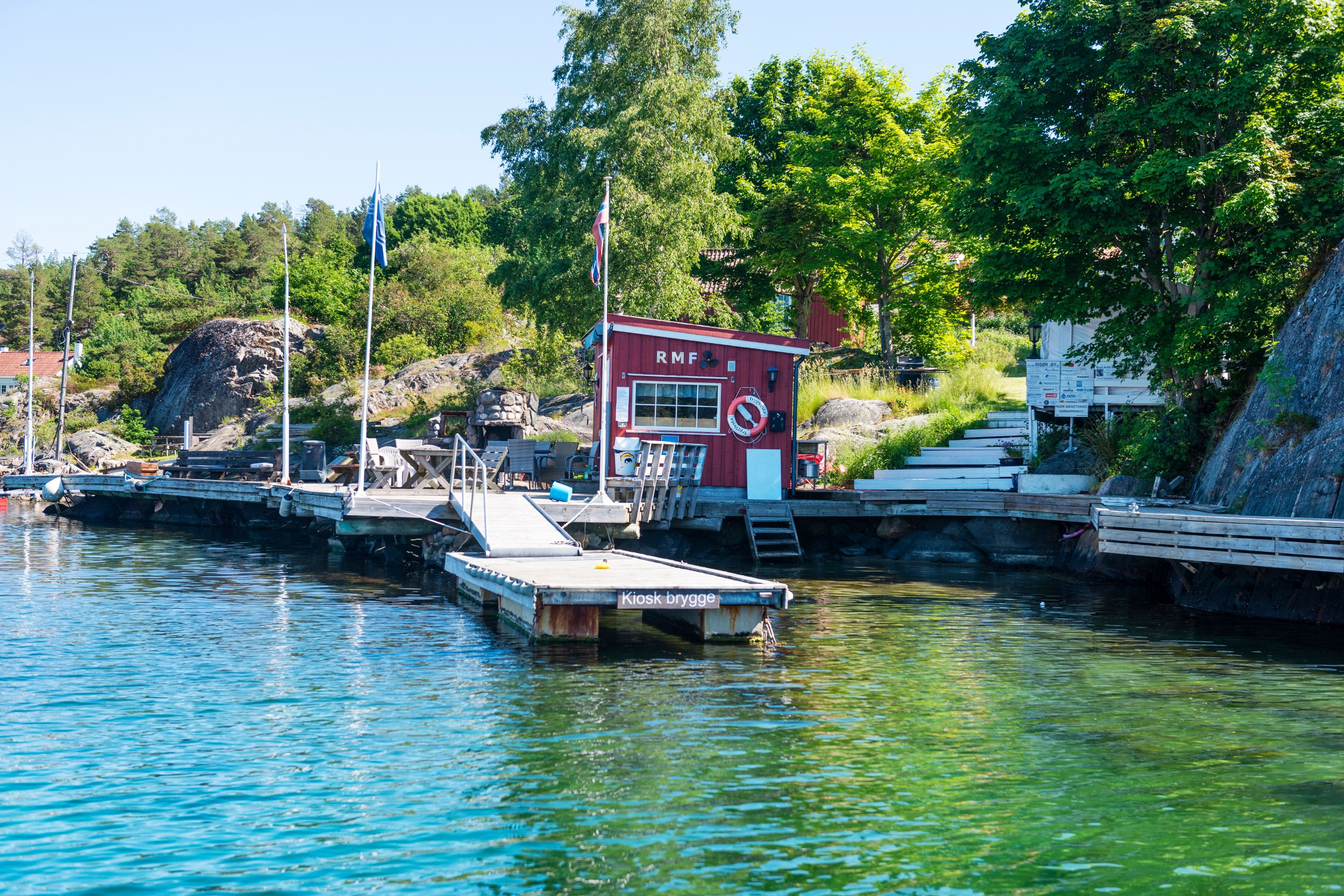 Risør Motorbåtforening at Risøya