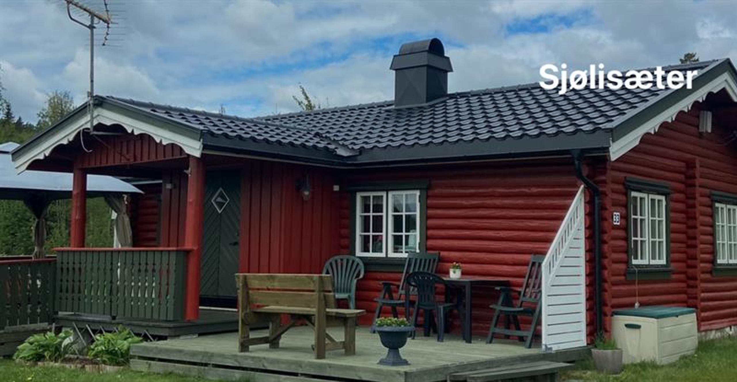 rødt lite hus