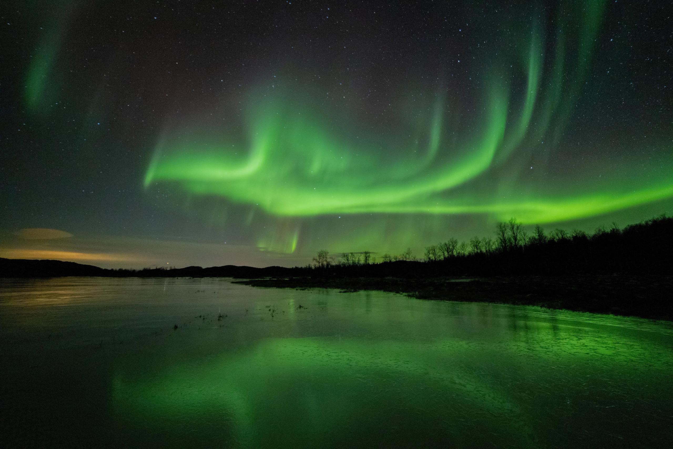 Nordlys ved Storvannet