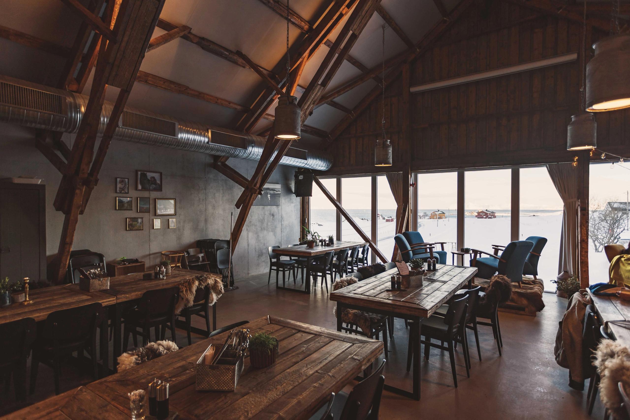 Restauranten har en unik atmosfære