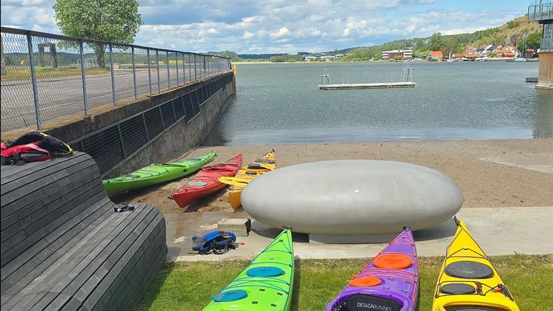 Kayaks at Kaldnes