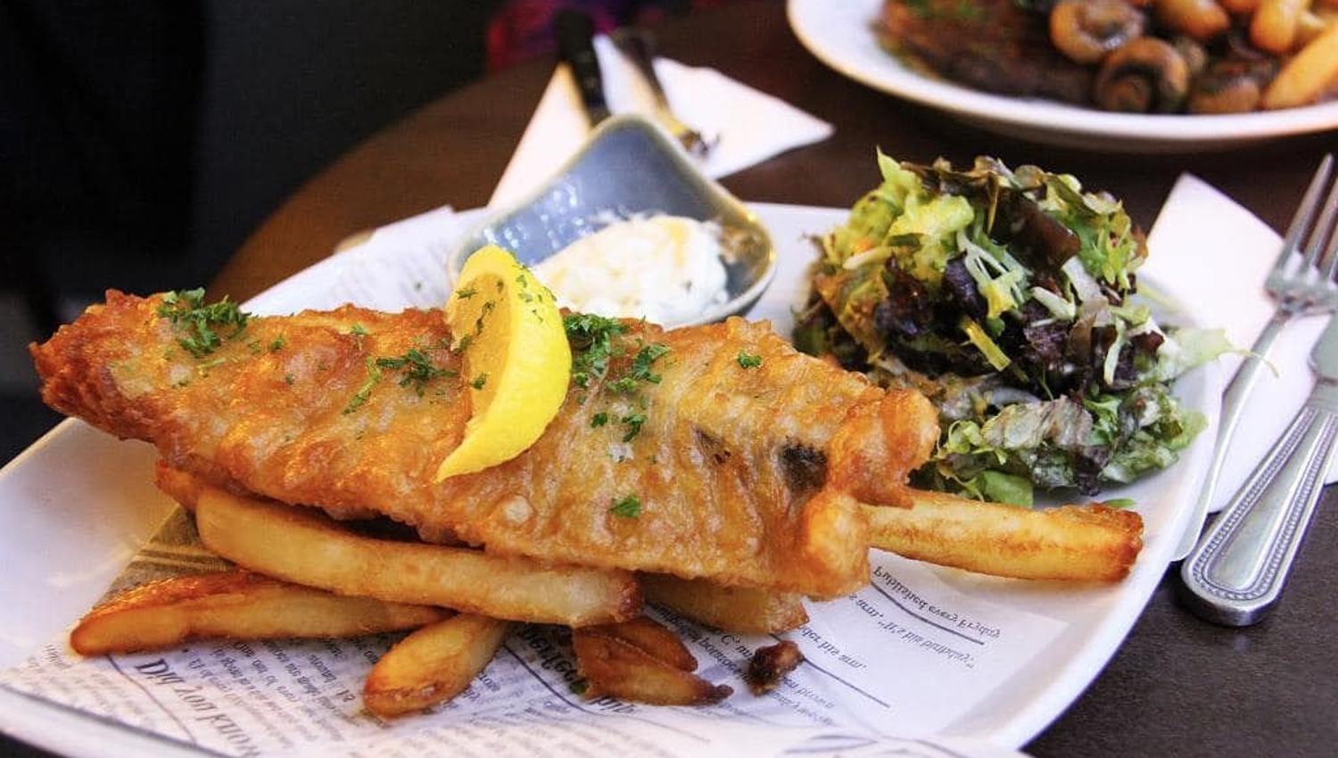 delicate fried cod