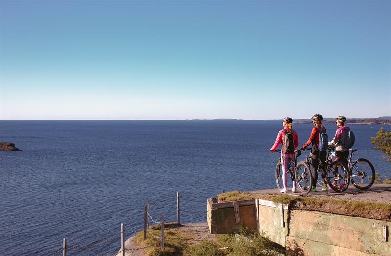 Cycle route from Langesund to Kragerø