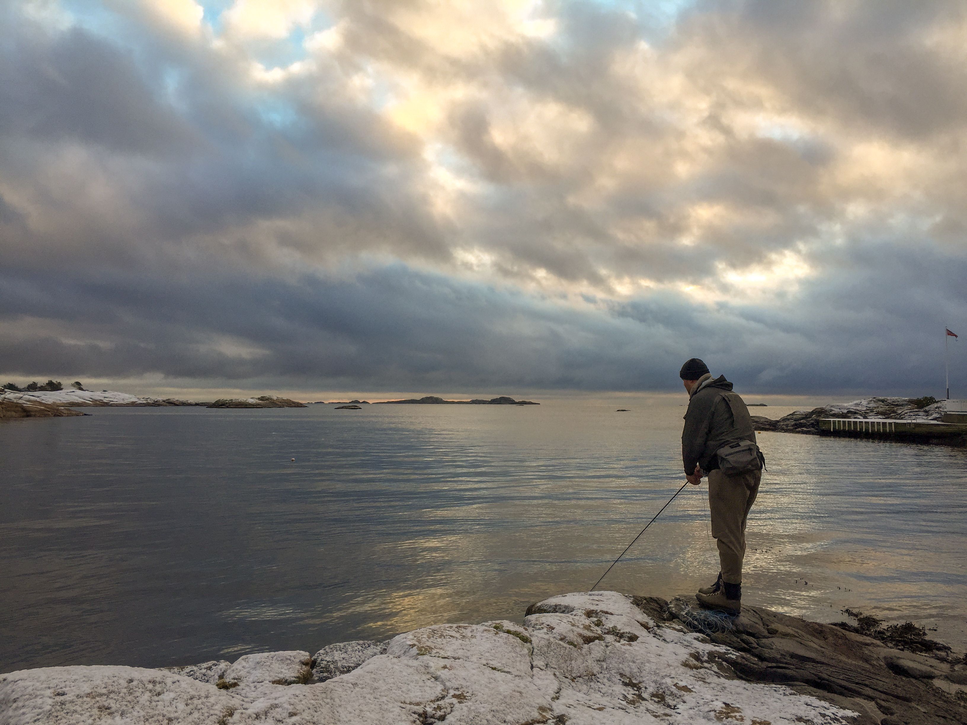 Vinterfiske på Langenes