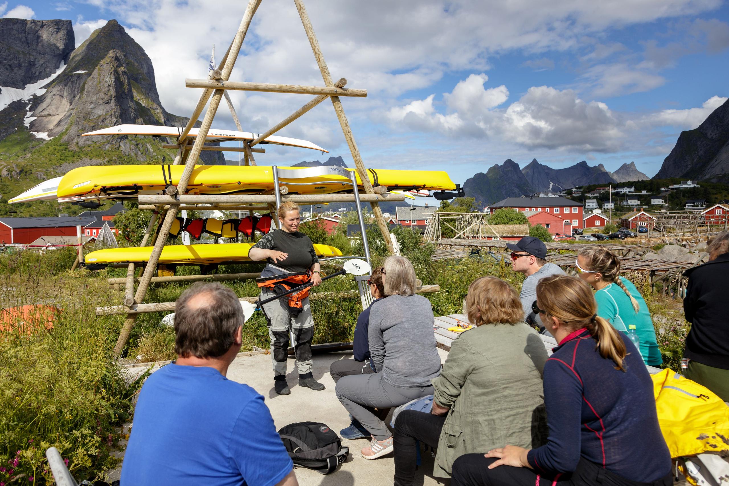Kayaking in Reinefjorden - Reine Paddling
