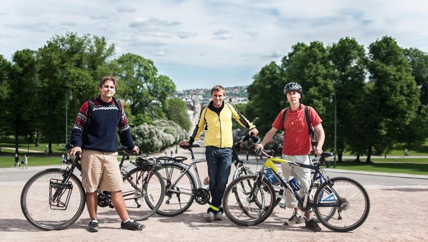Sykkeltur ved Slottet.