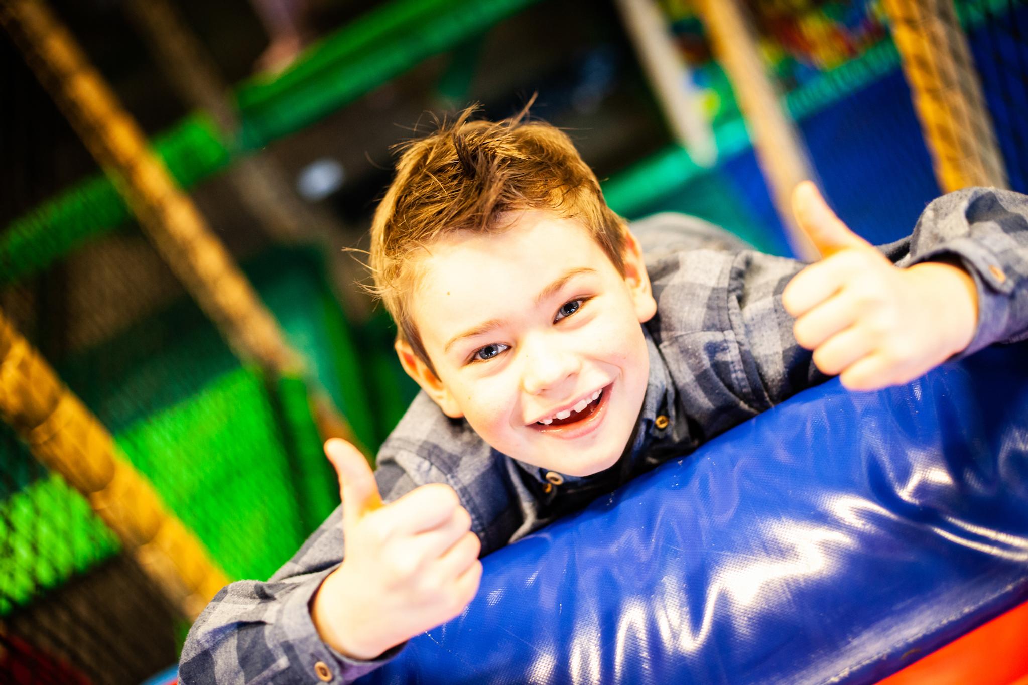 Boy in playland