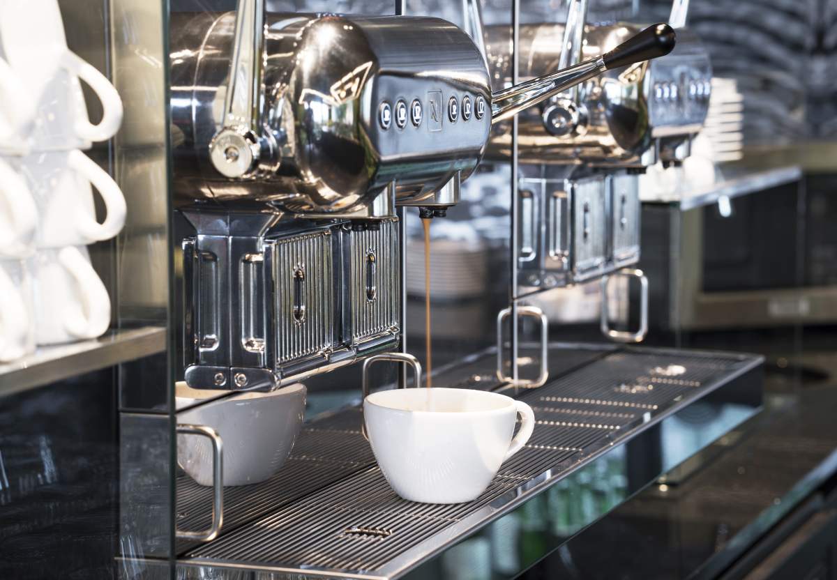 Coffee machine in Thon Hotel Stavanger