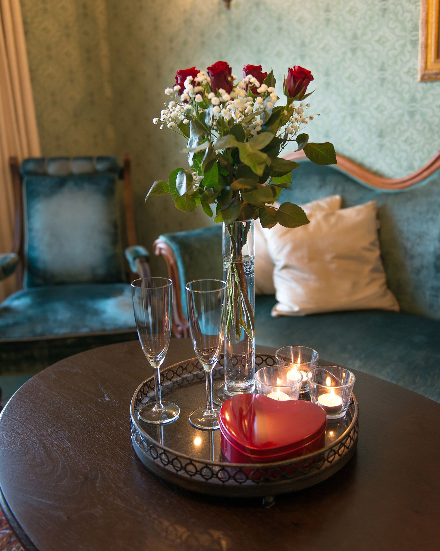 Lillesand Hotel Norge hjerte og glass