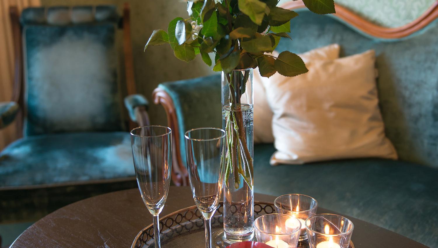 Lillesand Hotel Norge hjerte og glass