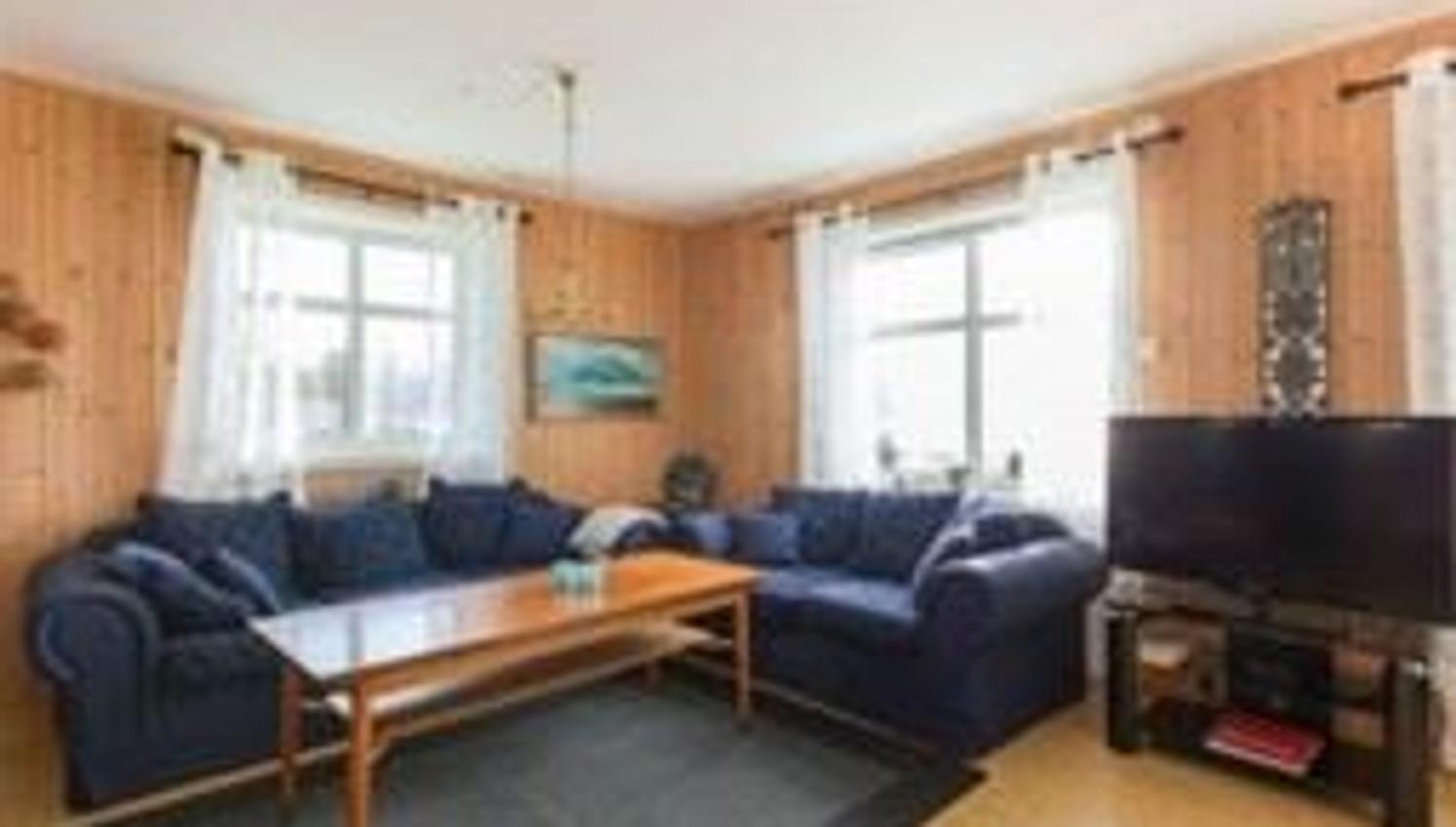 Living area seafront apartment