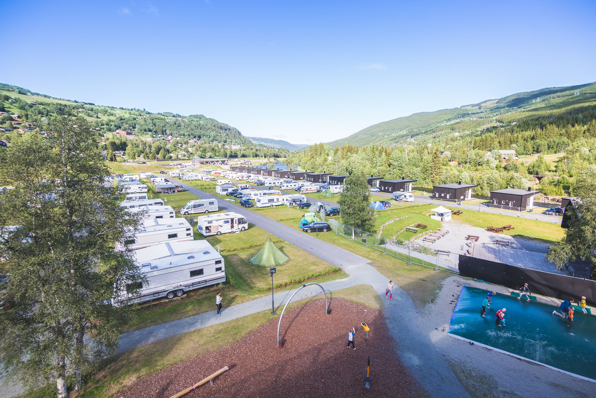 Oversiktsbilde HTopcamp Hallingdal
