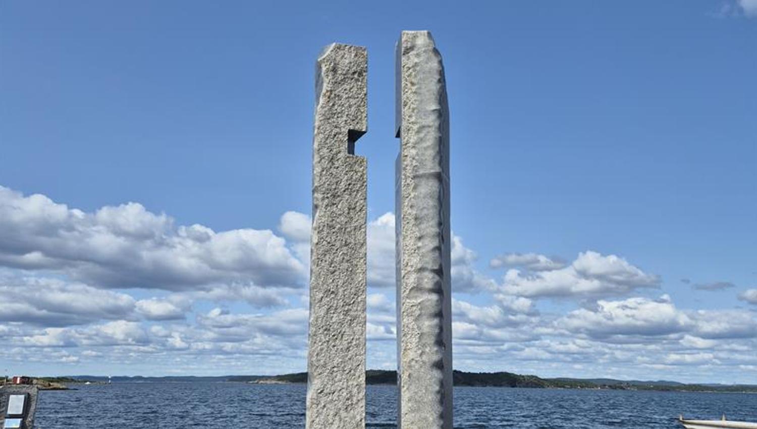 The Nesjar Monument in Helgeroa