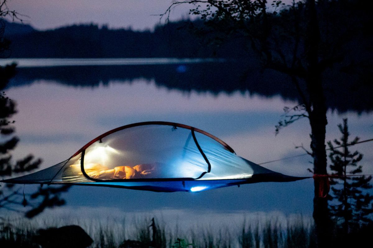 Overnatting i svevetelt i Nordmarka