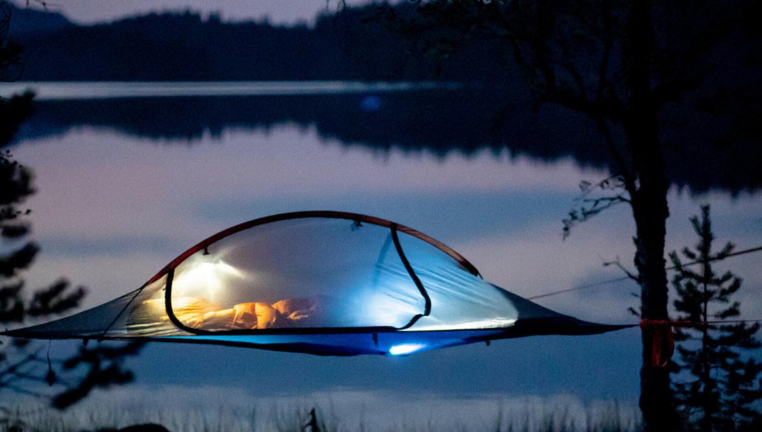 Overnatting i svevetelt i Nordmarka