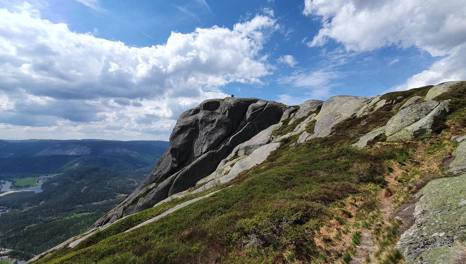 15. Knabekniben tatt på vei ned, knaben via ferrata, foto