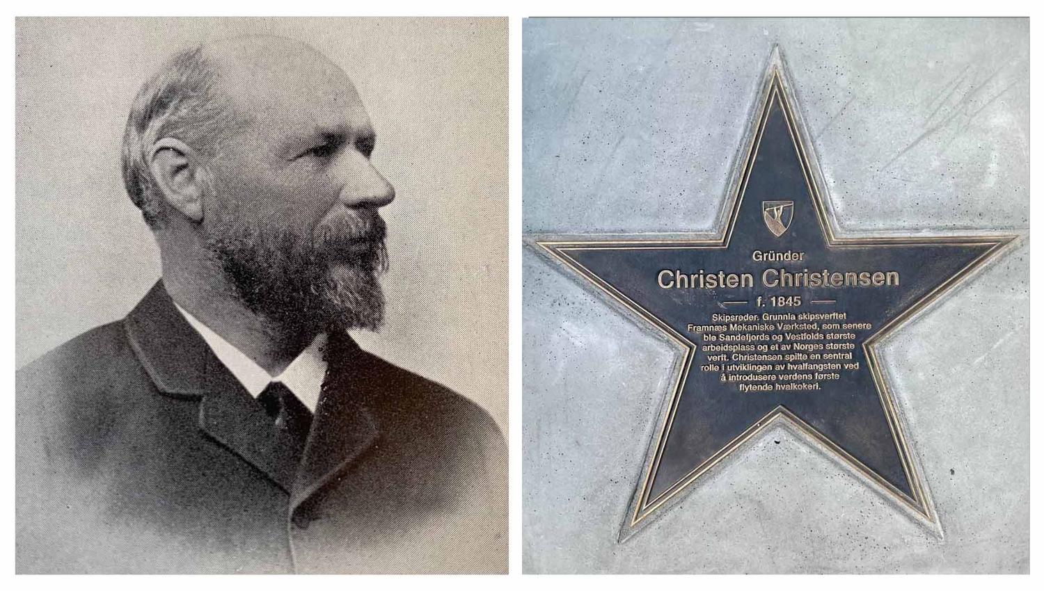 Christen Christensen og hans walk of fame stjerne