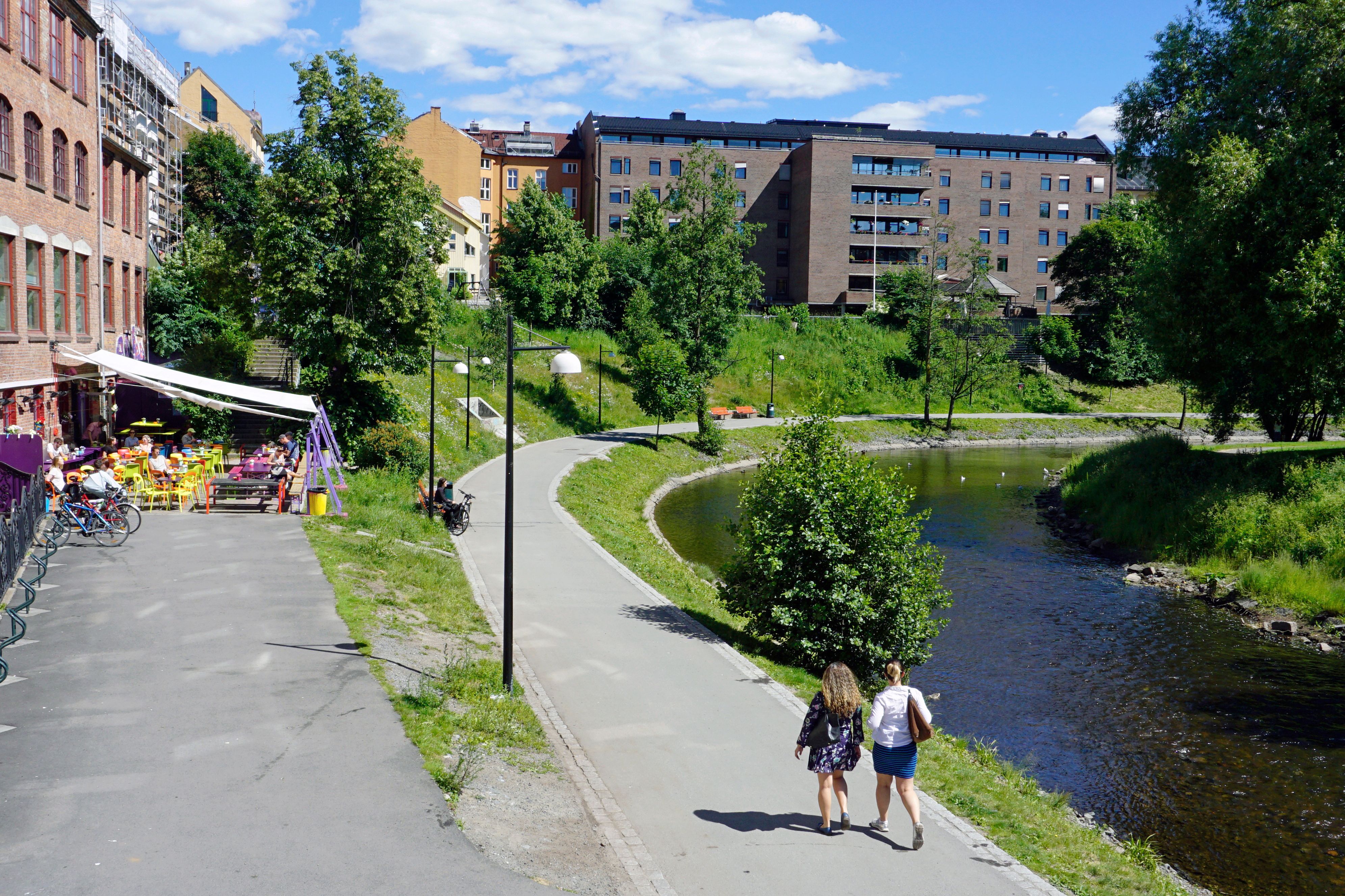 The Akerselva river near Anker bridge