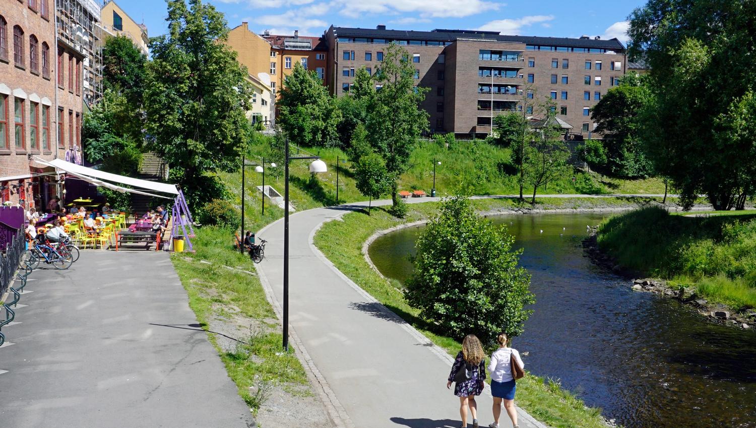 The Akerselva river near Anker bridge