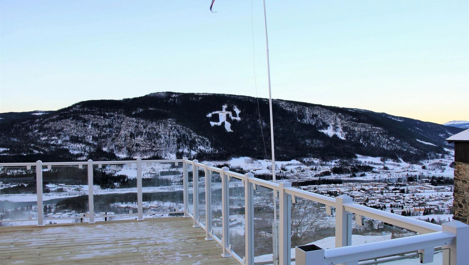 View from the main house