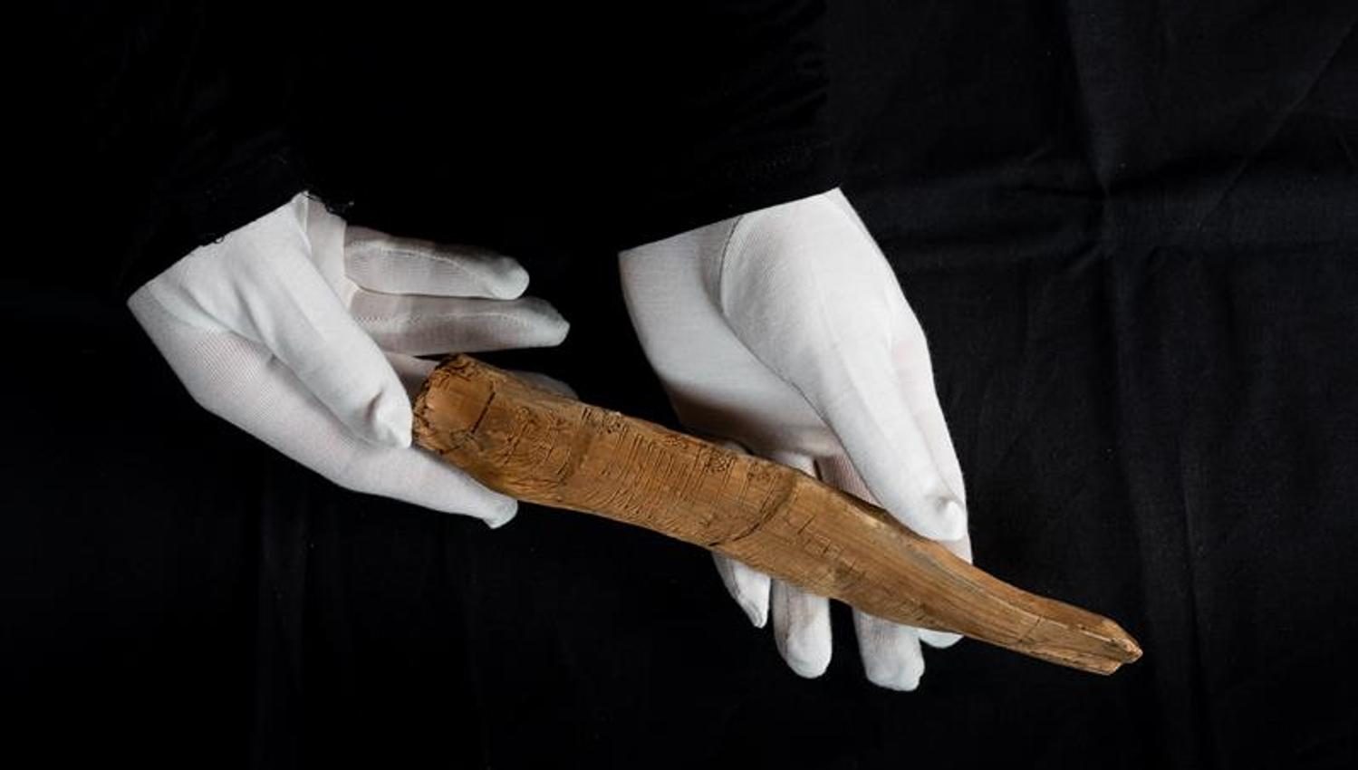 An object from the exhibition Below ground at Bryggens Museum