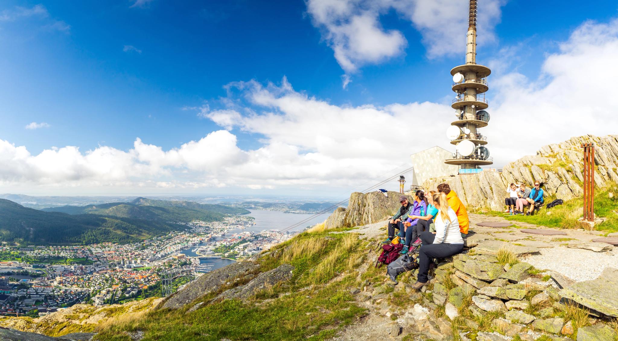 Exclusive Ulriken Panorama - private guided hike and three-course lunch