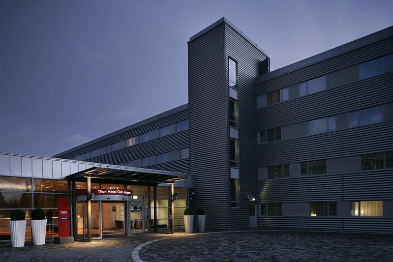 Thon Hotel Oslo Airport inngangsparti til konferansedelen