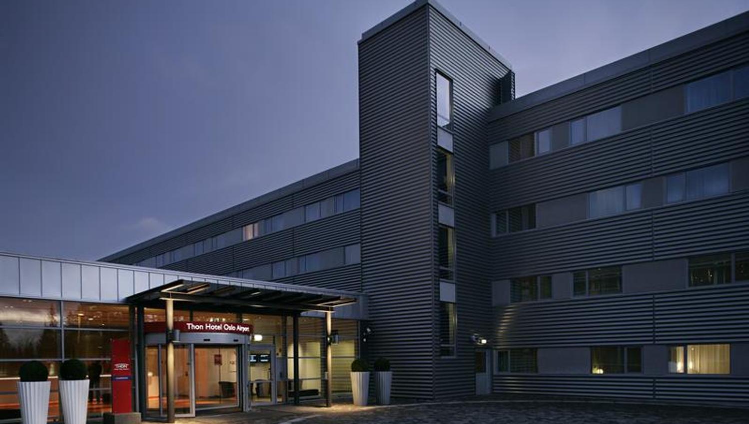 Thon Hotel Oslo Airport inngangsparti til konferansedelen
