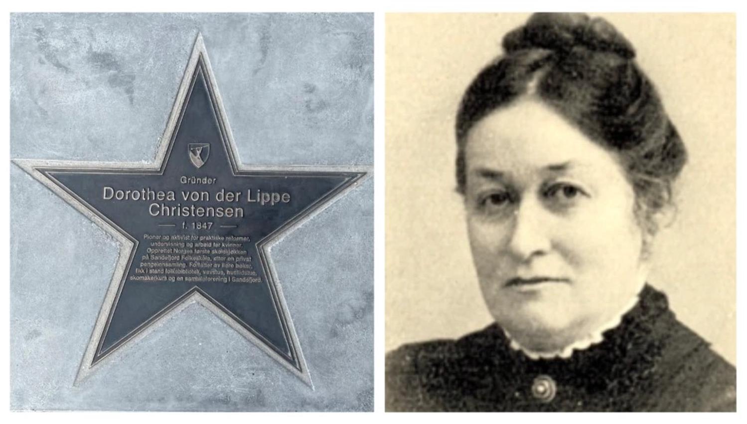 Dorothea von der Lippe Christensen og hennes stjerne
