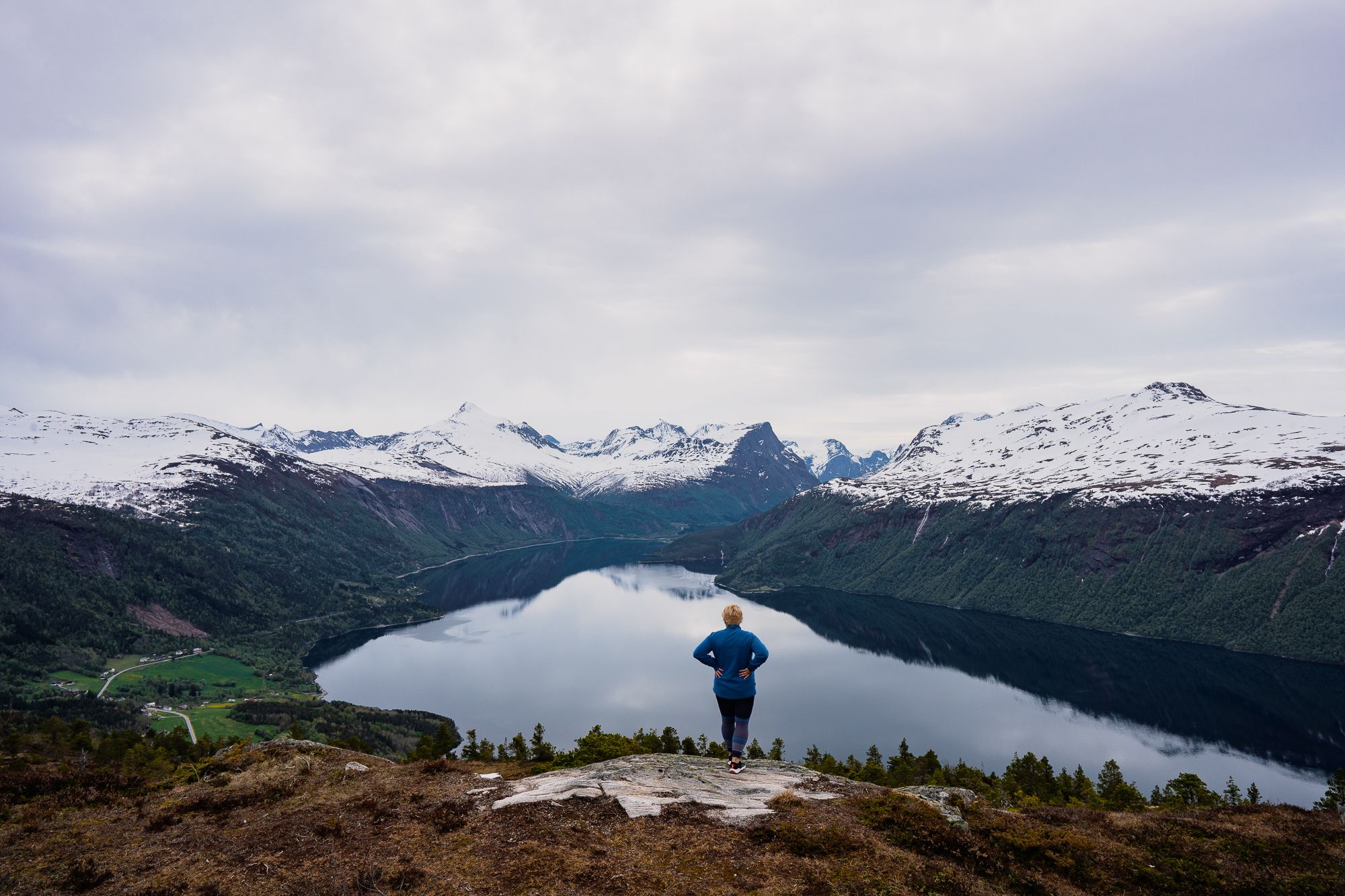 Here you can enjoy the view from the top of Prestaksla.