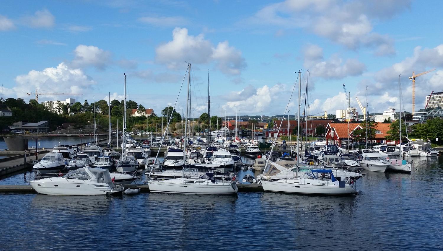 Kristiansand Gjestehavn sommeren 2017