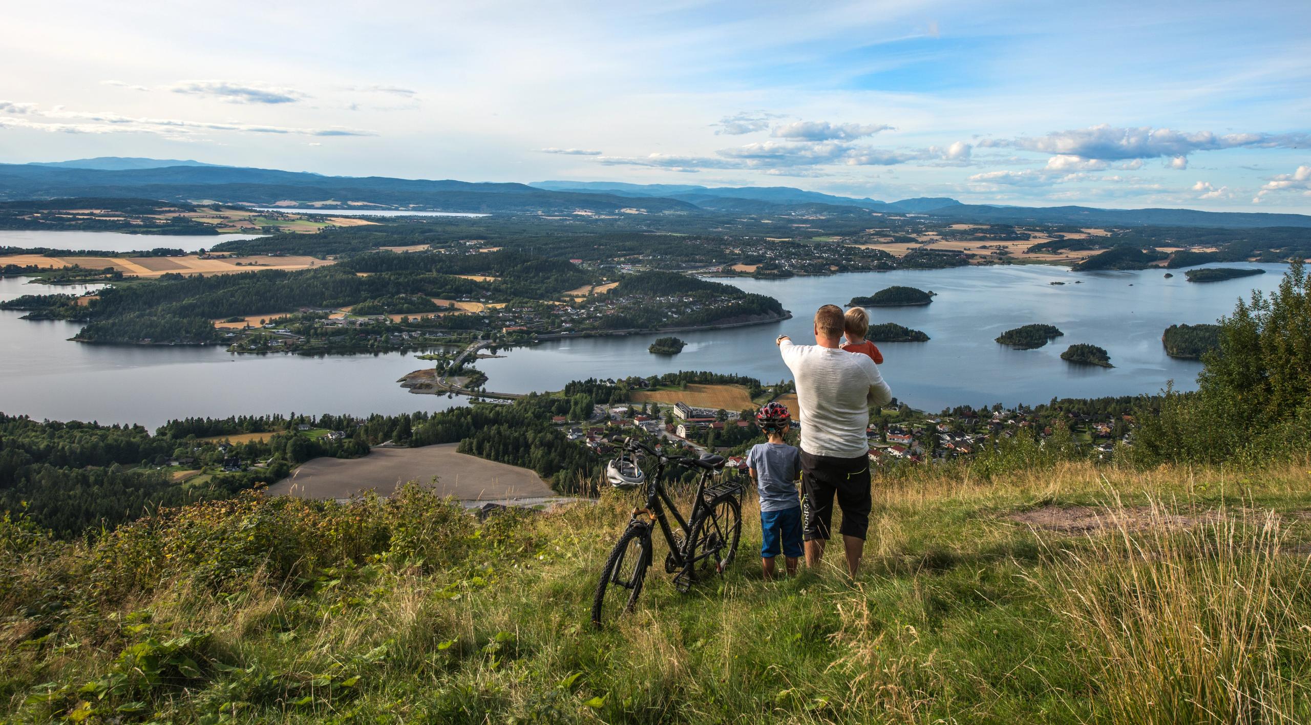 På sykkel i Hadeland og Ringerike