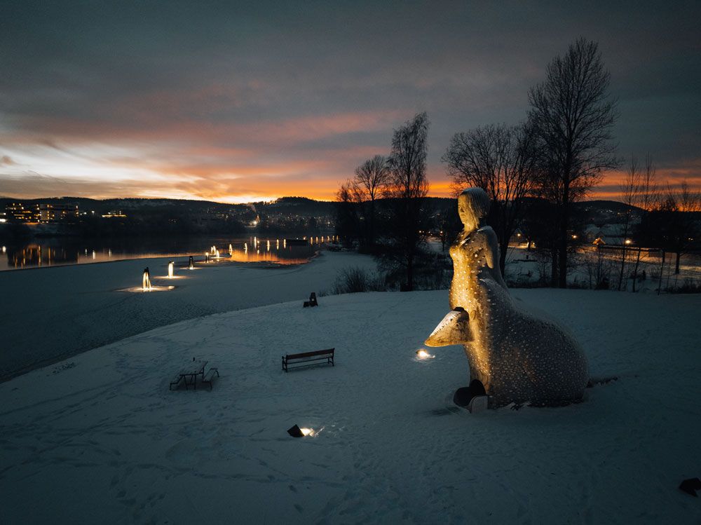 the rat maiden in the snow on a winter's evening