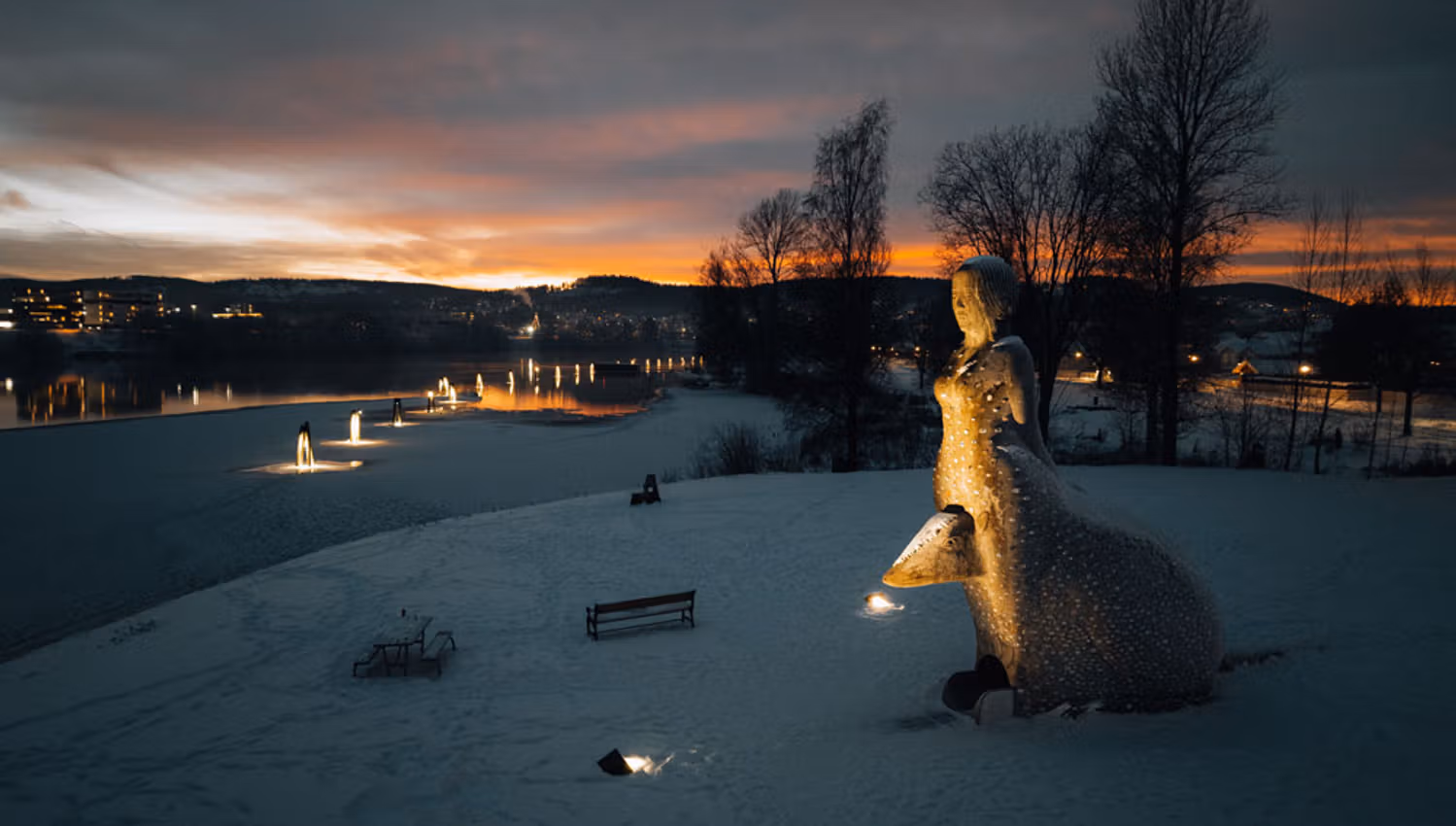 the rat maiden in the snow on a winter's evening