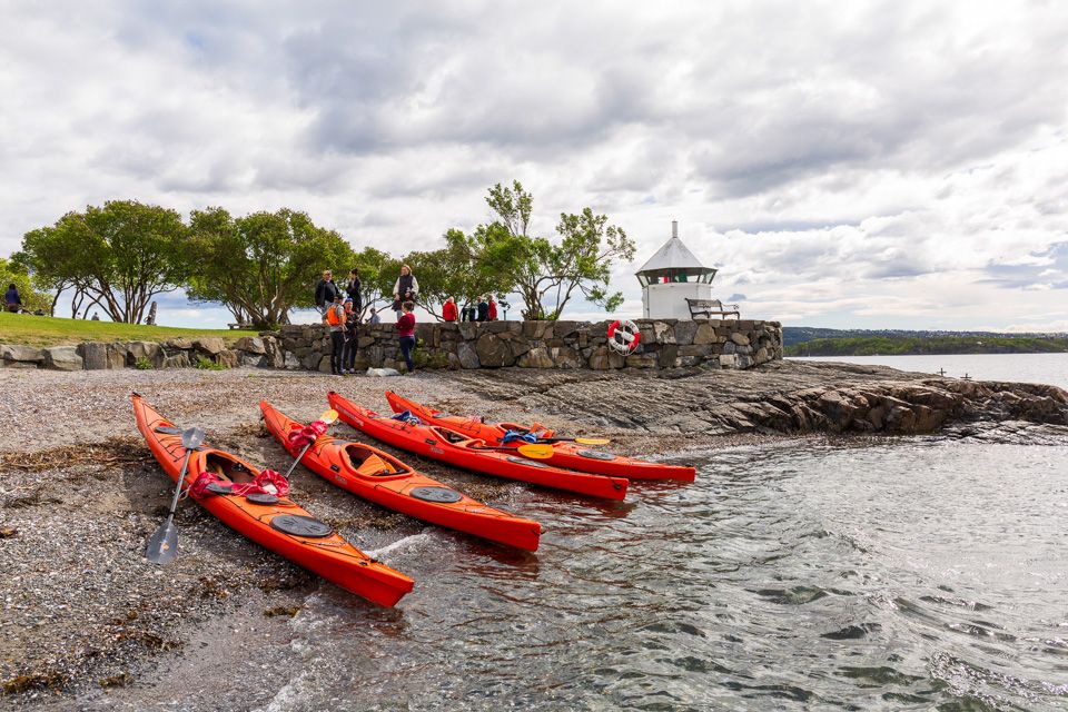 Kayaks at Bygdøynes