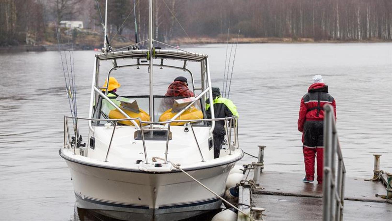Fiskebåt til kai
