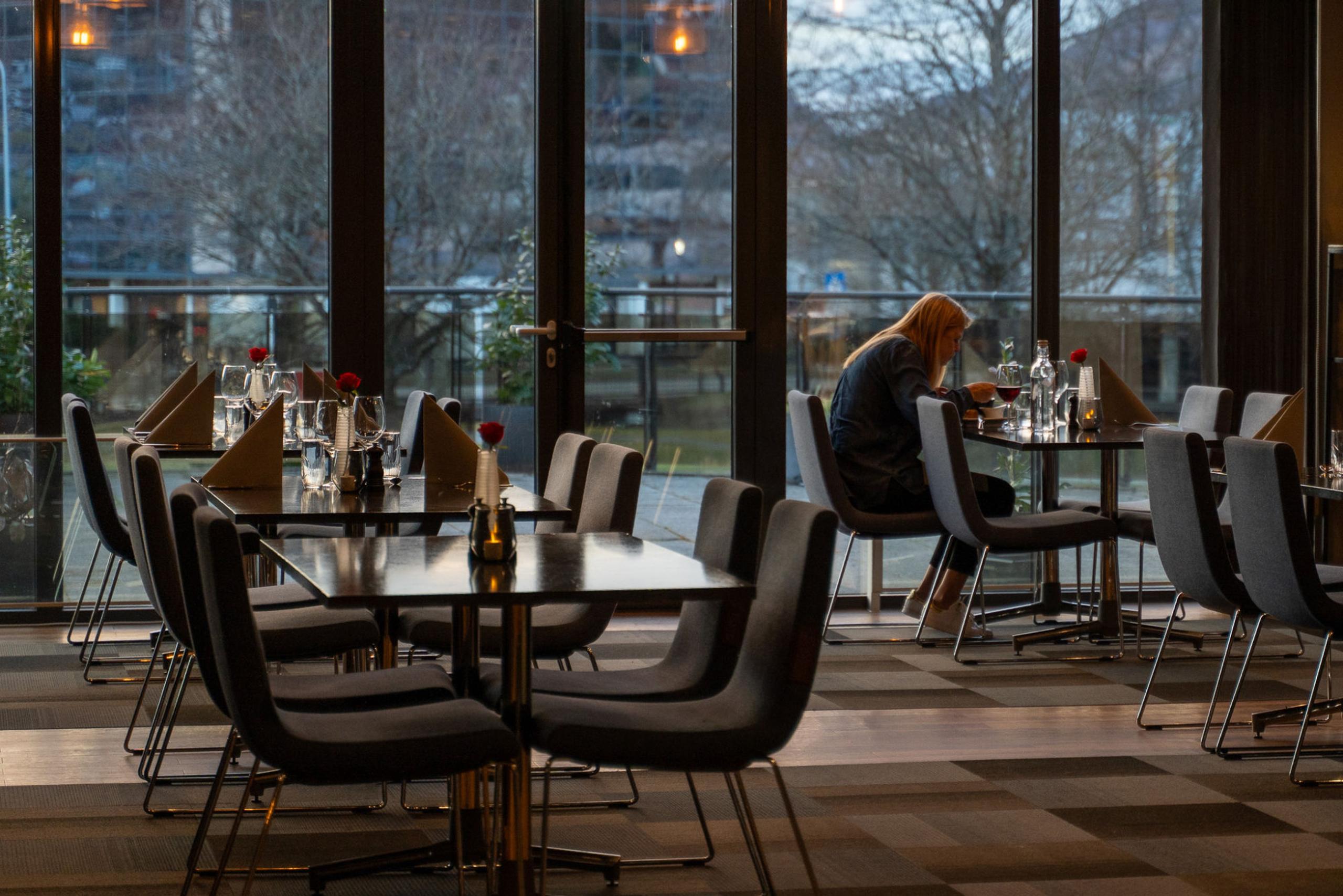 Evening atmosphere at Restaurant Varde