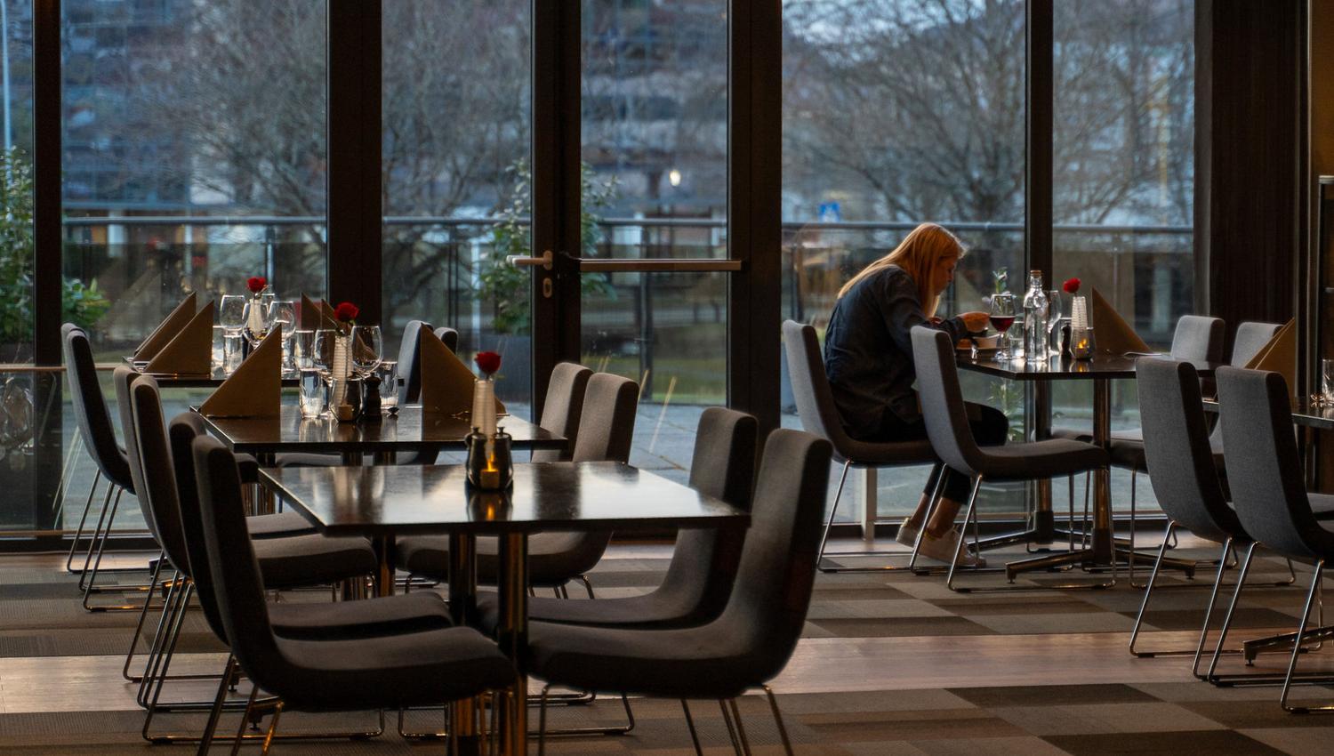 Evening atmosphere at Restaurant Varde