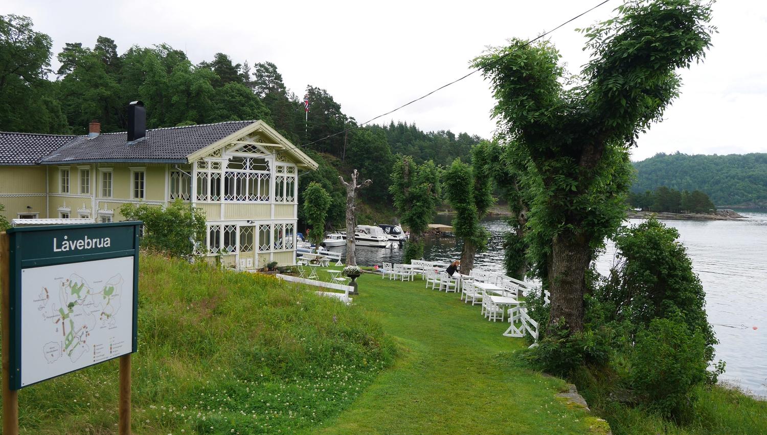 Låvebrua med øykart-Furøya-Tvedestrand