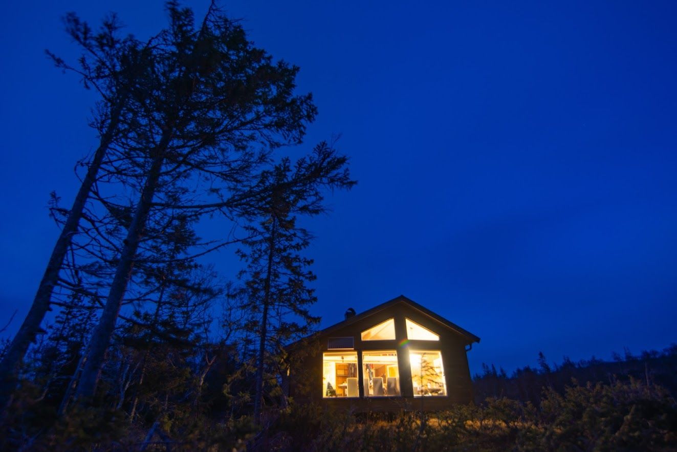 Ryplihytta cabin in Blåfjella/Skjækerfjella National Park