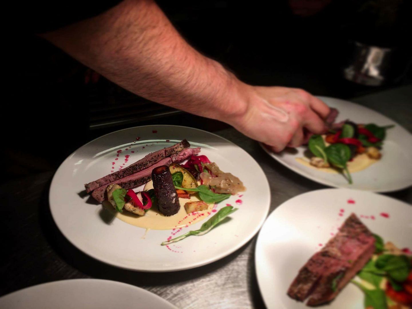 Neat dish on a plate