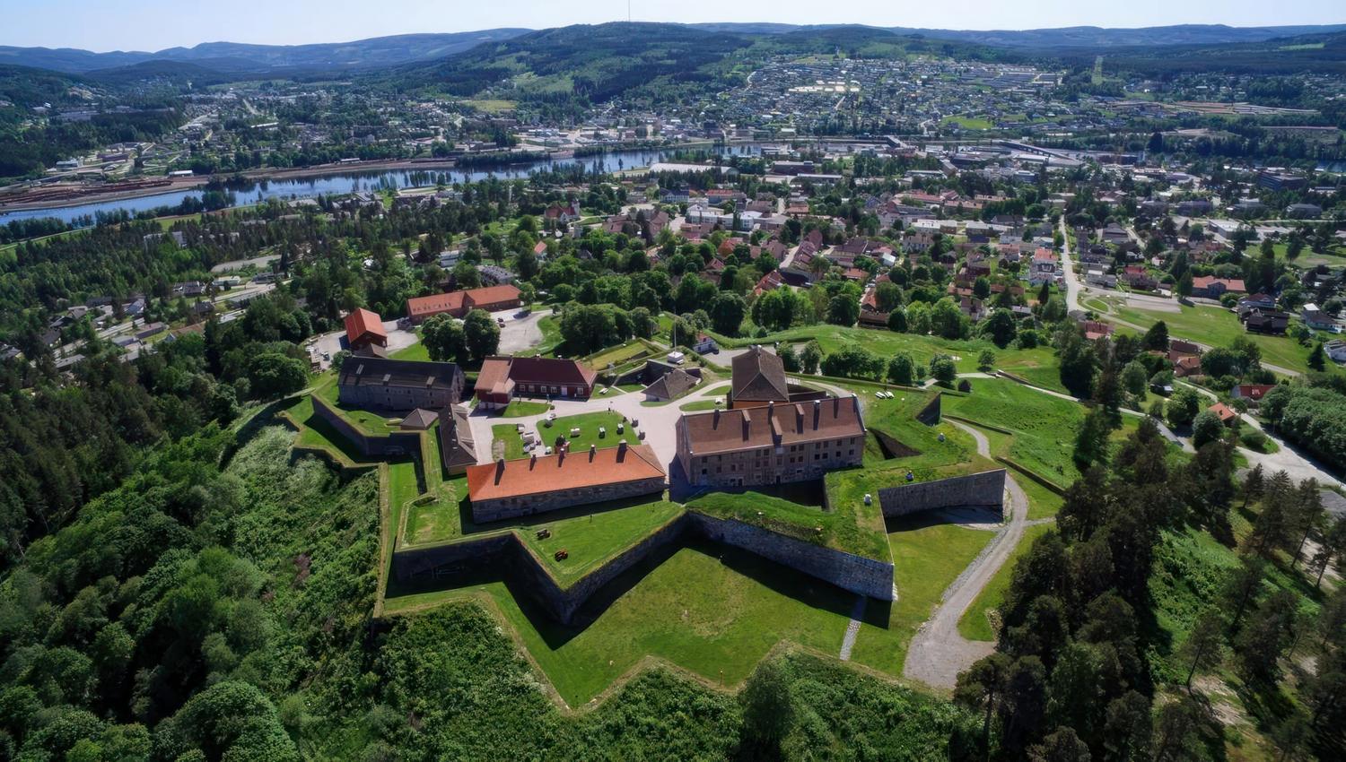 Kongsving Fortress - Drone photo